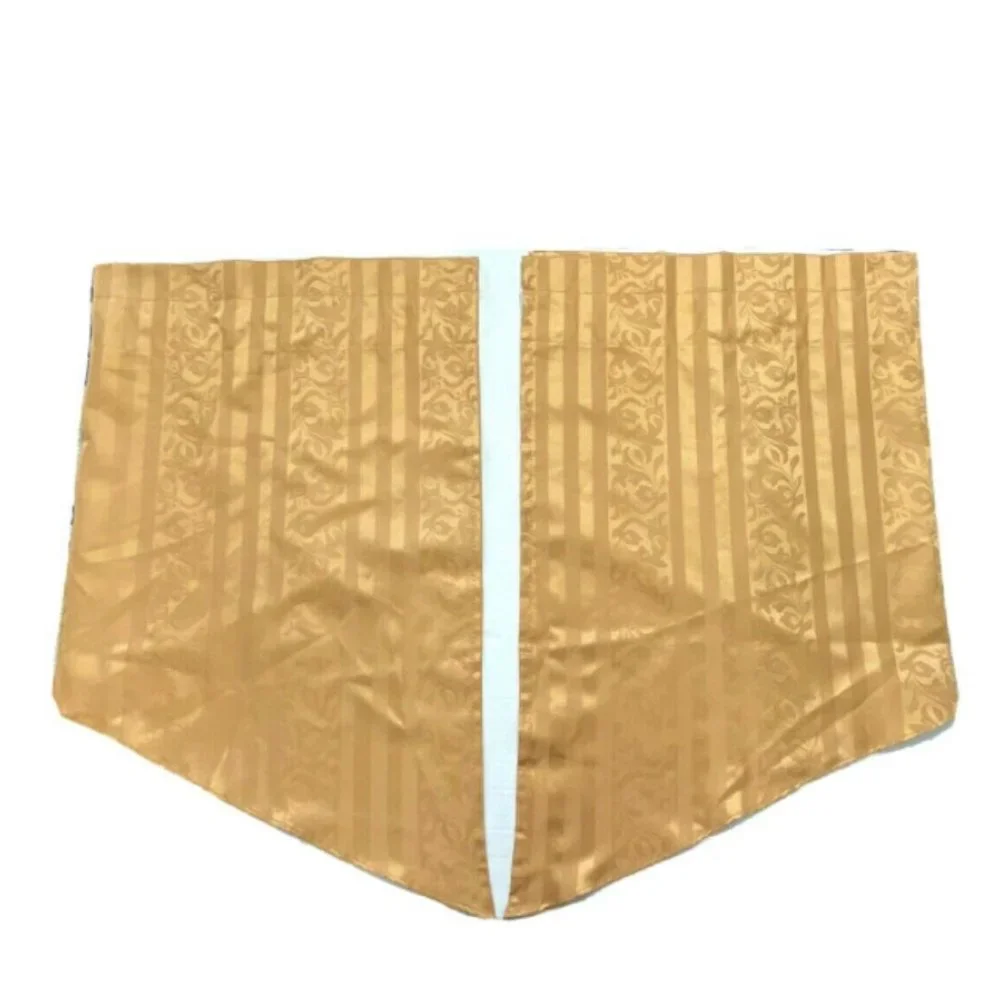 2 Discontinued Luxury Valances Curtains Gold HTF